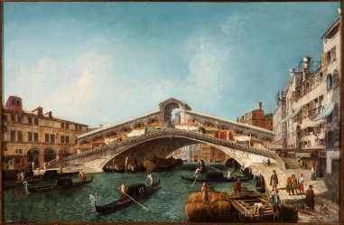 Michele Marieschi (Venice, 1710-1744) Rialto Bridge Private collection.