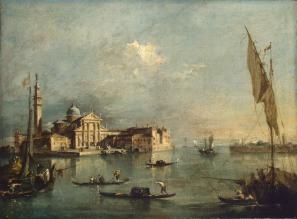 Francesco Guardi, View of San Giorgio island Hermitage Museum, San Pietroburgo