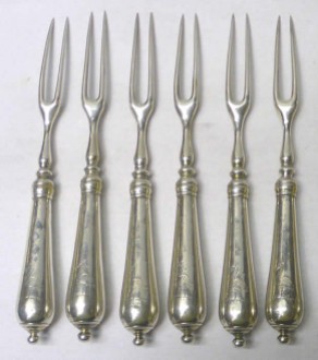 Silver forks England, circa 1700 Private Collection