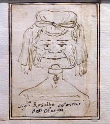 No, it’s not a flattering portrait. Even if done in fun and with affection, it is a rather crude caricature of painter Rosalba Carriera, one of the characters in The Laws of Time. The drawing is by Anton Maria Zanetti, the elder, the well known art collector who featured heavily in Rosalba’s letters. In the novel, it is he who is credited with helping Catterina Antelmi expand the collection inherited from her father, thanks to his association with European collectors met during his visits to London and Paris. Anton Maria Zanetti Signora Rosalba, the author’s friend Palazzo Cini Gallery, Venice