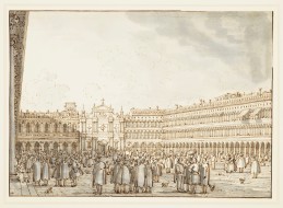 Giovanni Antonio Canal, aka Canaletto Piazza San Marco, looking west from the Procuratie Nuove