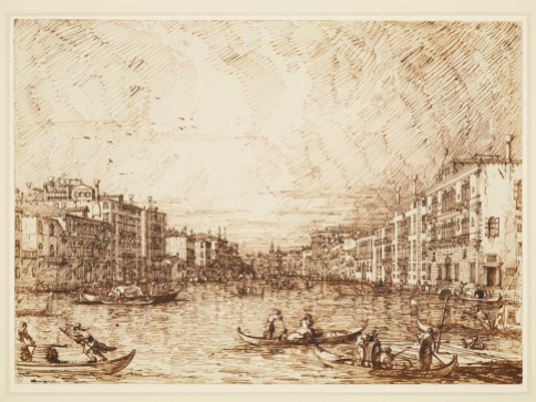 Giovanni Antonio Canal, aka CanalettoThe central Stretch of the Grand Canal