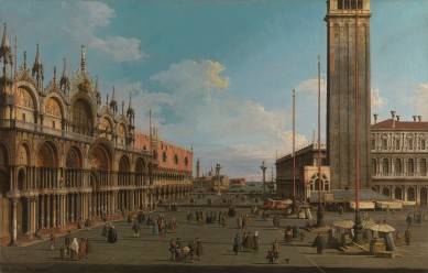 Giovanni Antonio Canal, aka Canaletto The Piazza and Piazzetta